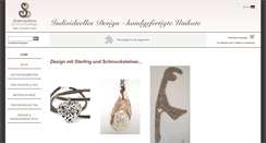 Desktop Screenshot of muschelschmuck-silber.de